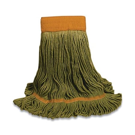 The Odell 1200 Series Mop Head, Pet, Large, 5in Headband, Green 1200LGR
